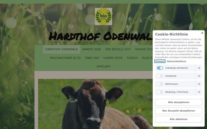 Screenshot of hardthof-odenwald.de