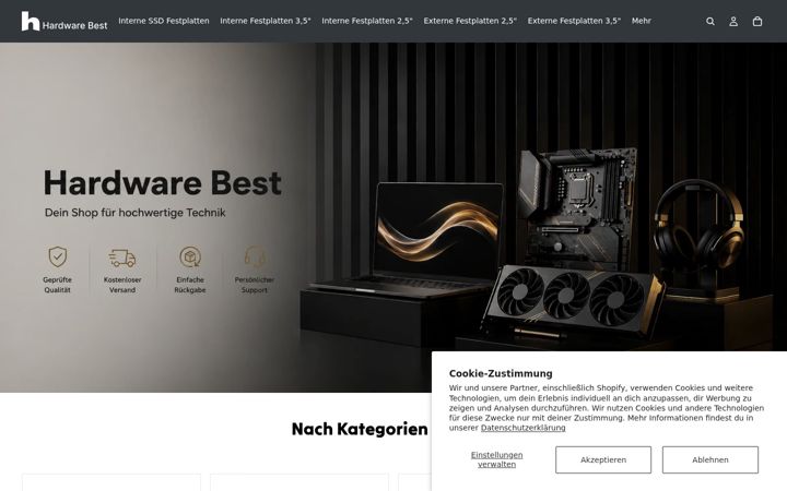 Screenshot of hardware-best.de