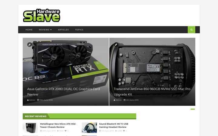 Screenshot of hardwareslave.com