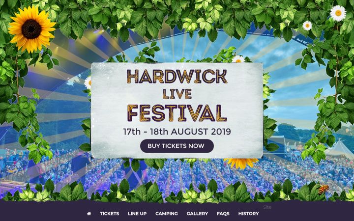 Screenshot of hardwicklive.co.uk