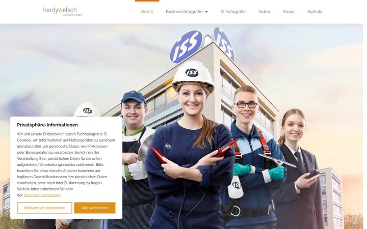 Screenshot of hardy-welsch.de