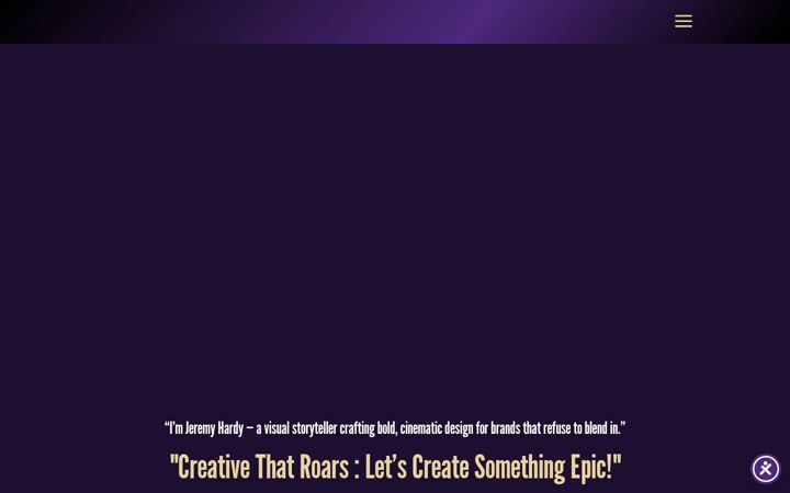 Screenshot of hardycreativemedia.com