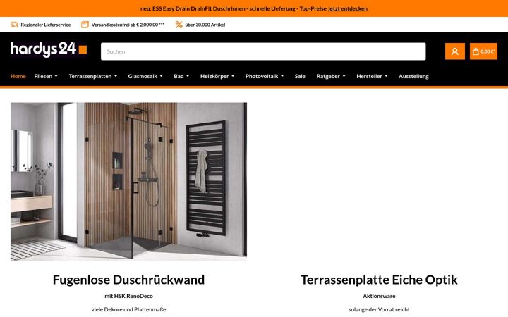 Screenshot stránky hardys24.de