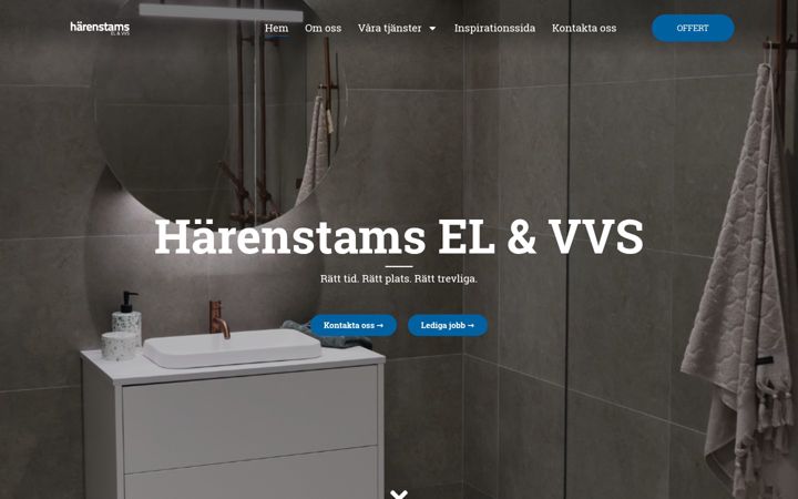 Screenshot of harenstams.se