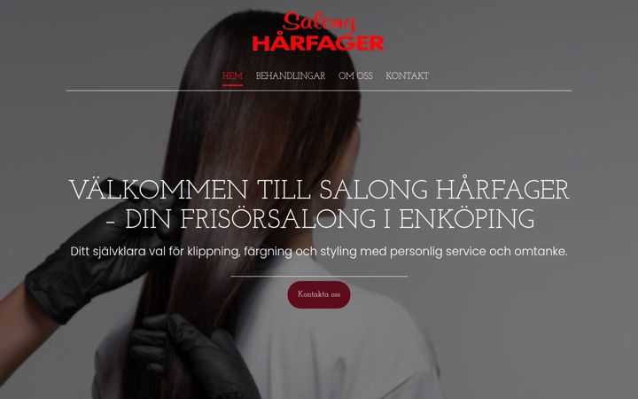 Screenshot of harfager.se