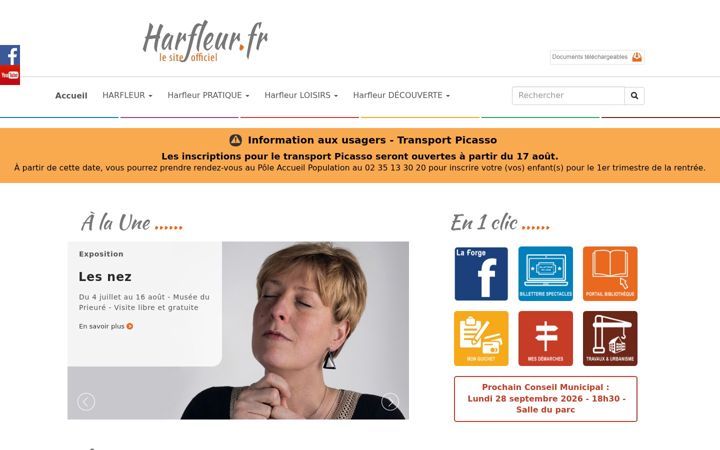 Screenshot of harfleur.fr