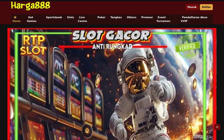 Screenshot of harga888.net