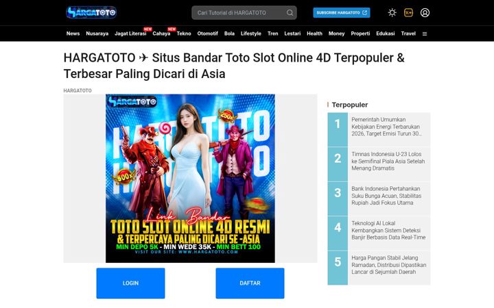 Screenshot of hargatoto.uk.com