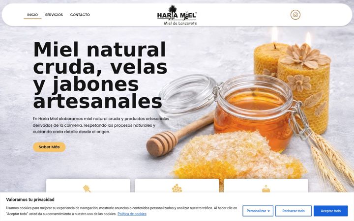 Screenshot of hariamiel.com