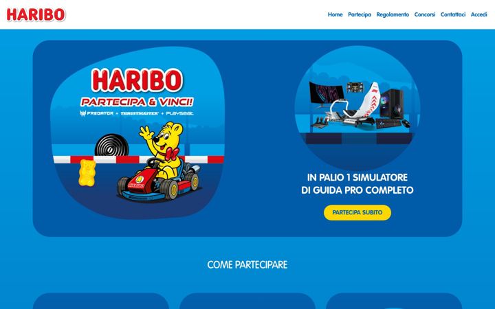 Screenshot of hariboconcorsi.it
