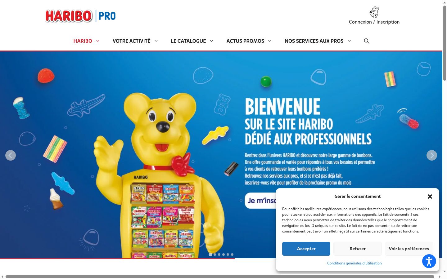Screenshot des Einwilligungsbanners vor jeglicher Interaktion