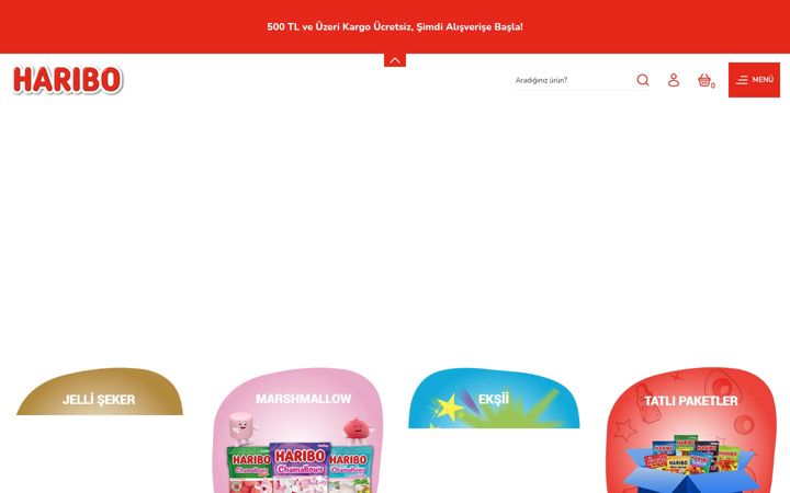 Screenshot of hariboshop.com