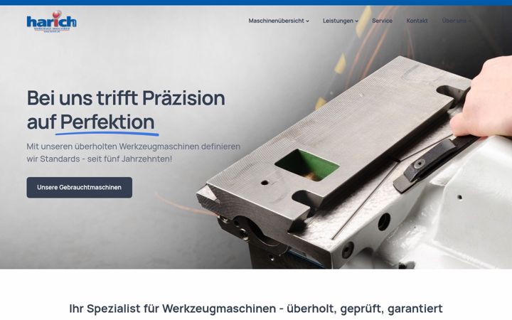 Screenshot of harich.de