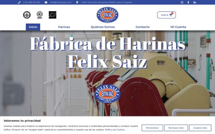 Screenshot of harinasaiz.com