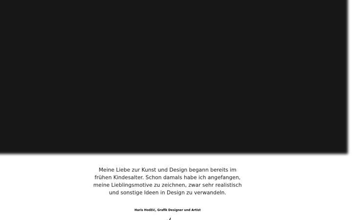 Screenshot of haris-artanddesign.de