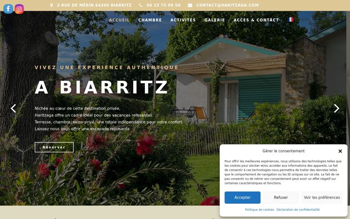 Screenshot of haritzaga.com