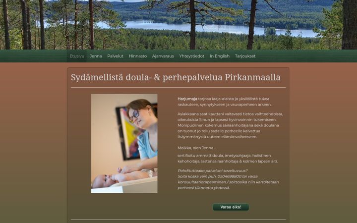 Screenshot of harjumaja.fi