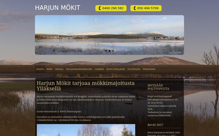 Screenshot of harjunmokit.fi
