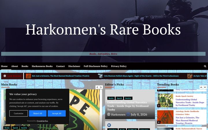 Screenshot of harkonnens.com