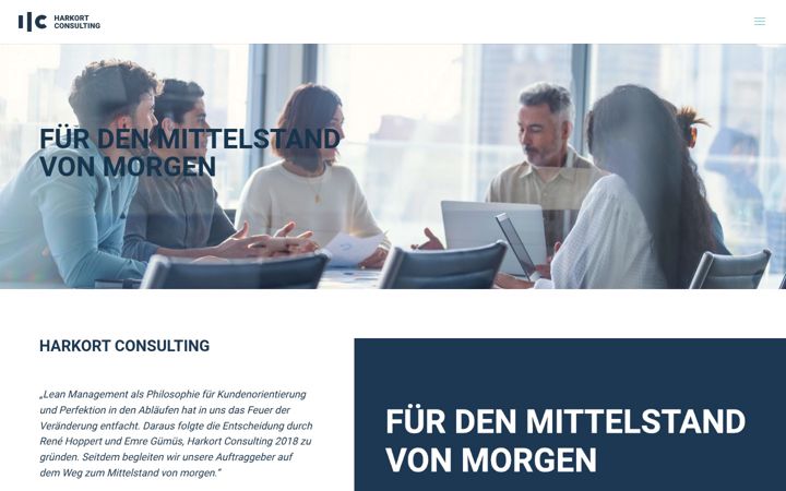 Screenshot of harkort.consulting