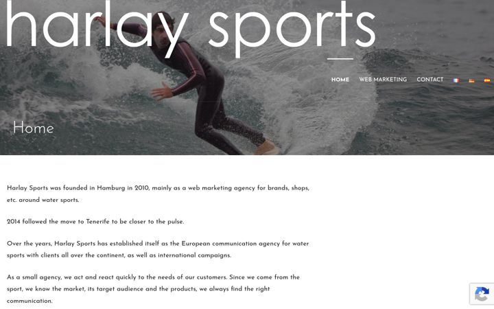 Screenshot of harlay-sports.com