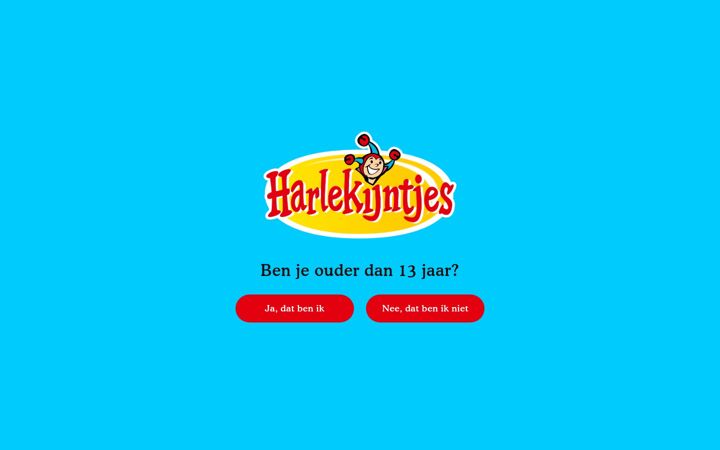 Screenshot of harlekijntjes.nl