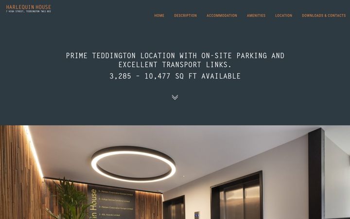 Screenshot of harlequin-house.co.uk