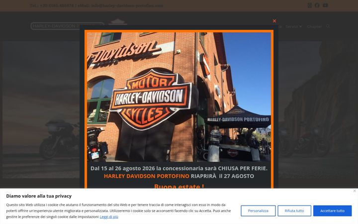 Screenshot of harley-davidson-portofino.com