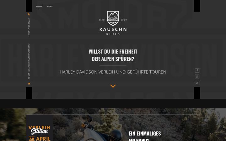 Screenshot of harley-davidson-touren.com