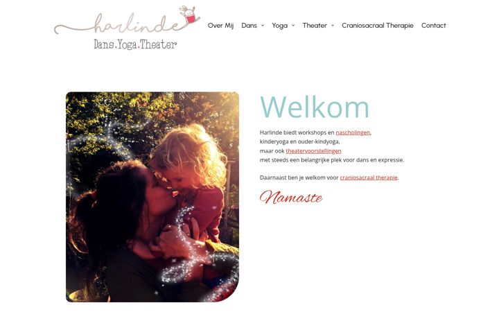 Screenshot of harlinde.be
