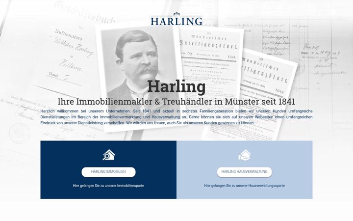 Screenshot of harling.ms