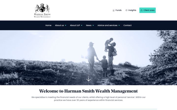 Screenshot of harmansmith.com