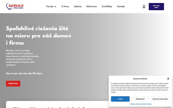 Screenshot of harmata.sk
