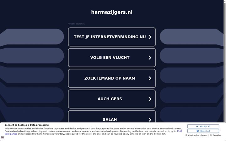 Screenshot of harmazijgers.nl