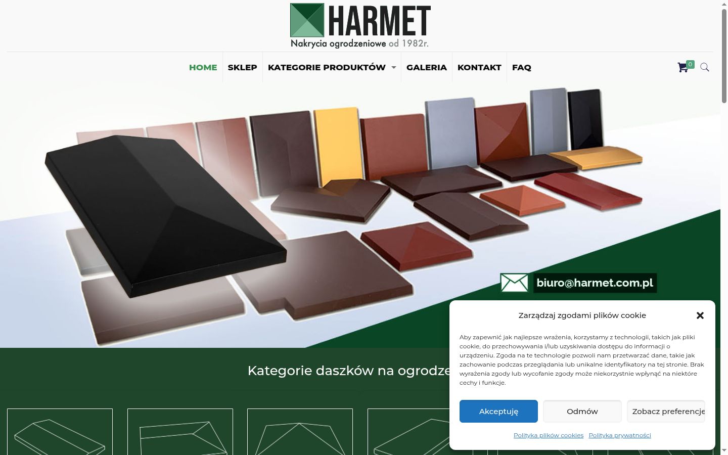 Screenshot des Einwilligungsbanners vor jeglicher Interaktion