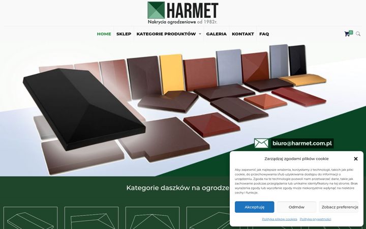 Screenshot of harmet.com.pl