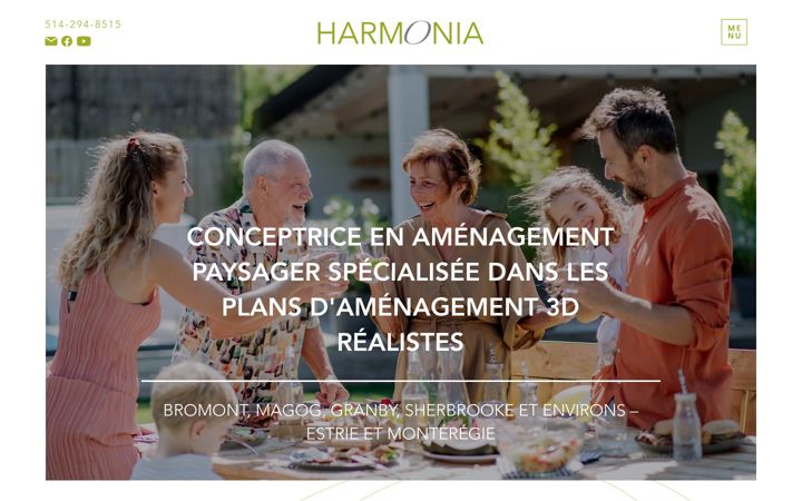 Screenshot of harmonia-design.com
