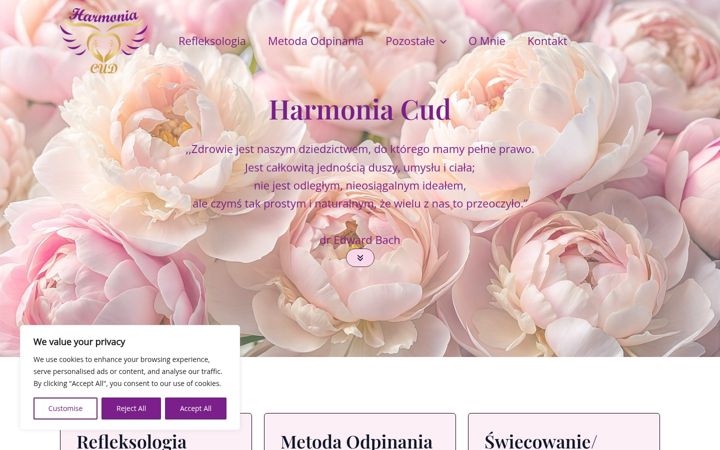 Screenshot of harmoniacud.pl