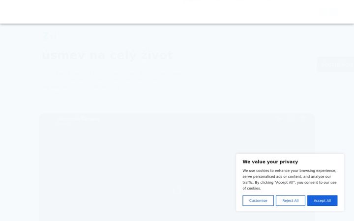 Screenshot of harmoniadental.sk