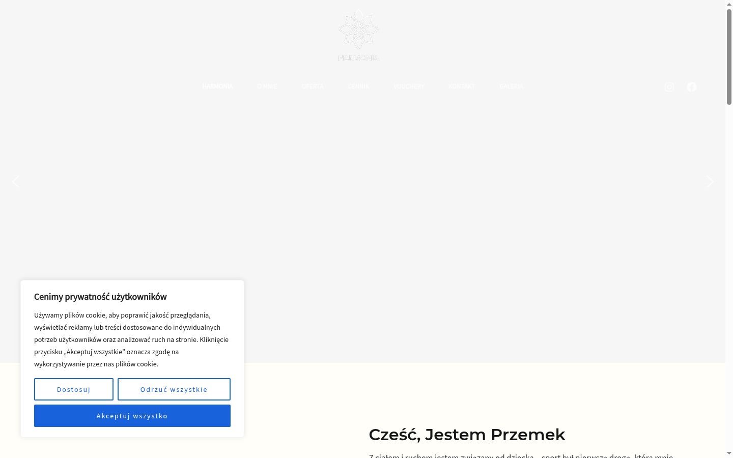 Screenshot tal-banner tal-kunsens muri qabel kwalunkwe interazzjoni