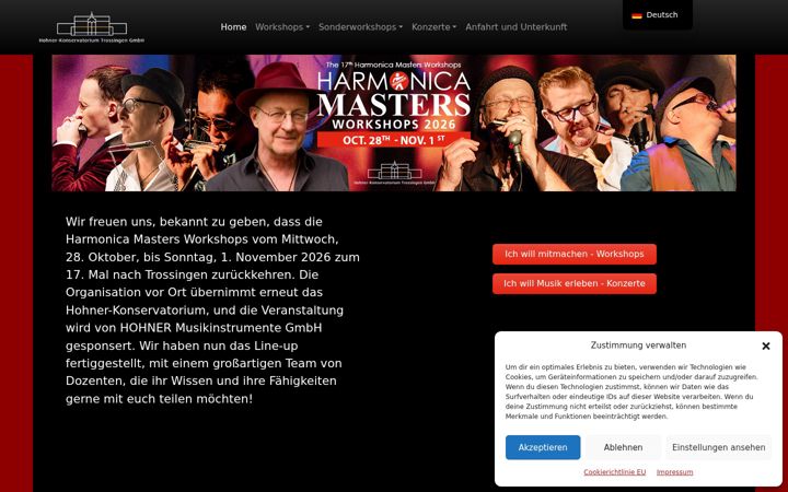 Screenshot of harmonica-masters.de