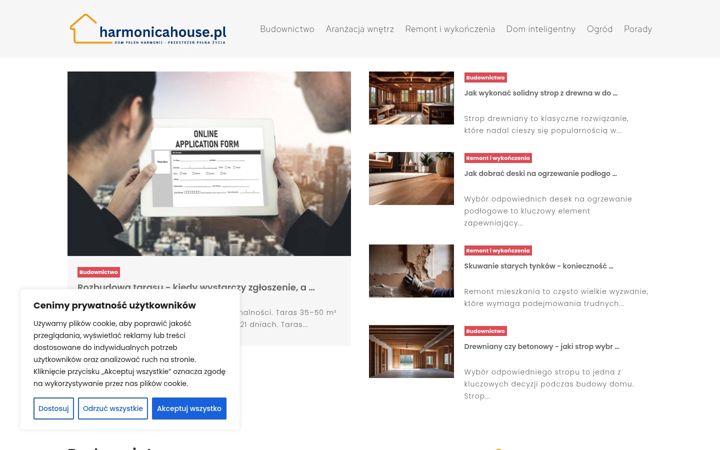 Screenshot of harmonicahouse.pl