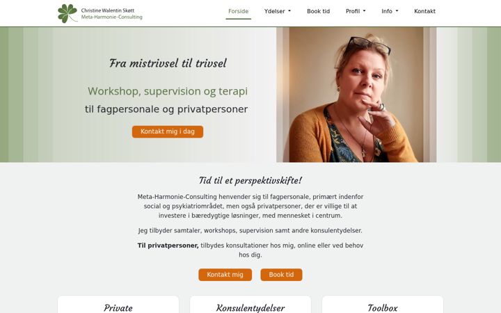 Screenshot of harmonie-consulting.dk