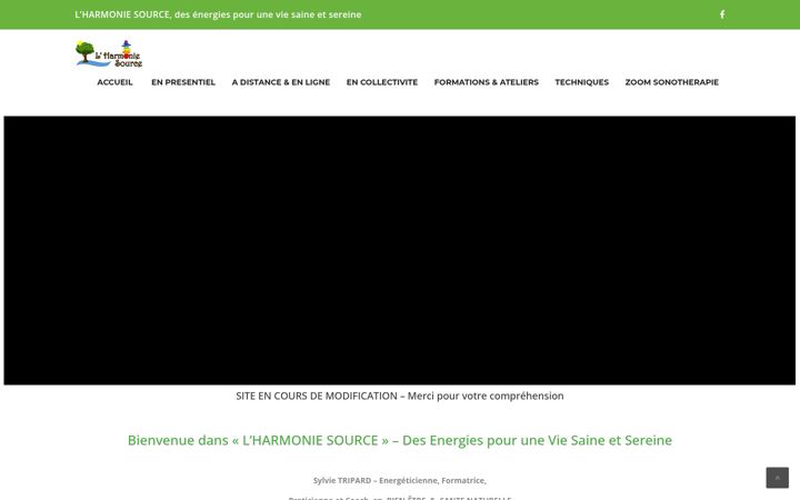 Screenshot of harmonie-source.fr
