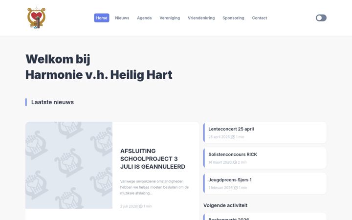 Screenshot of harmonieheilighart.com