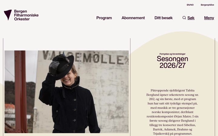 Screenshot of harmonien.no