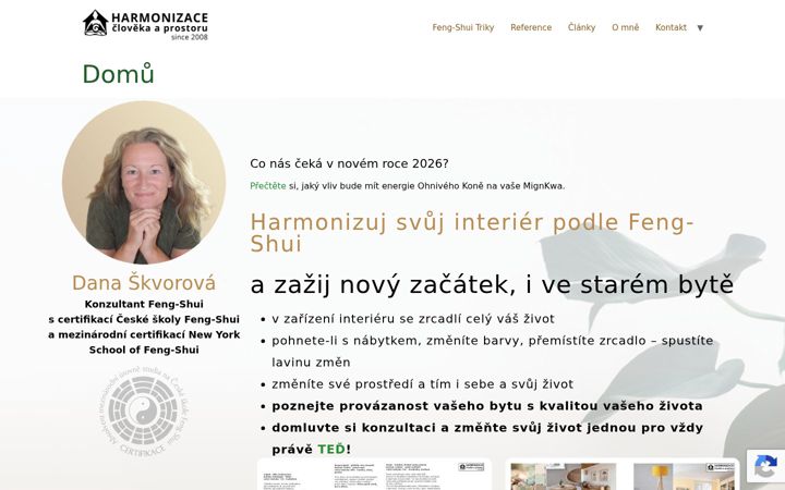 Screenshot of harmonizace.com