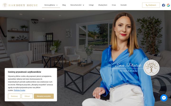 Screenshot of harmony-house.com.pl