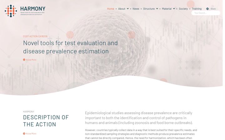 Screenshot of harmony-net.eu