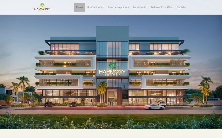 Screenshot of harmonyirece.com.br